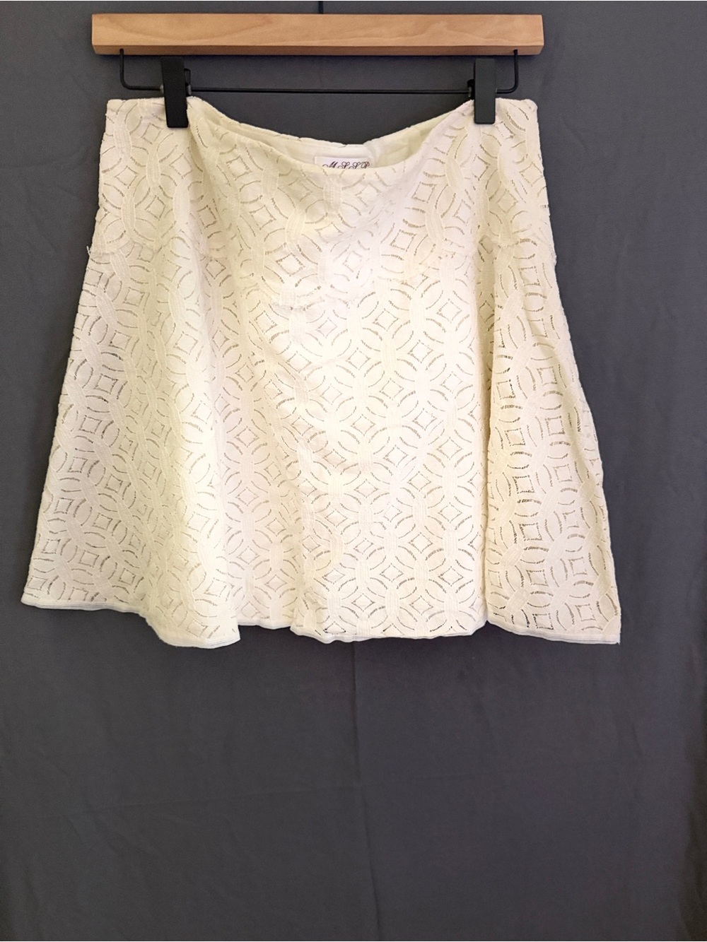 Lace Circle Skirt - Cream